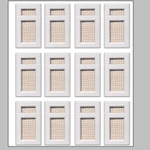 Harbortown 24 Pack 2x3 Inch Soft Linear Profile Mini Picture Frames White